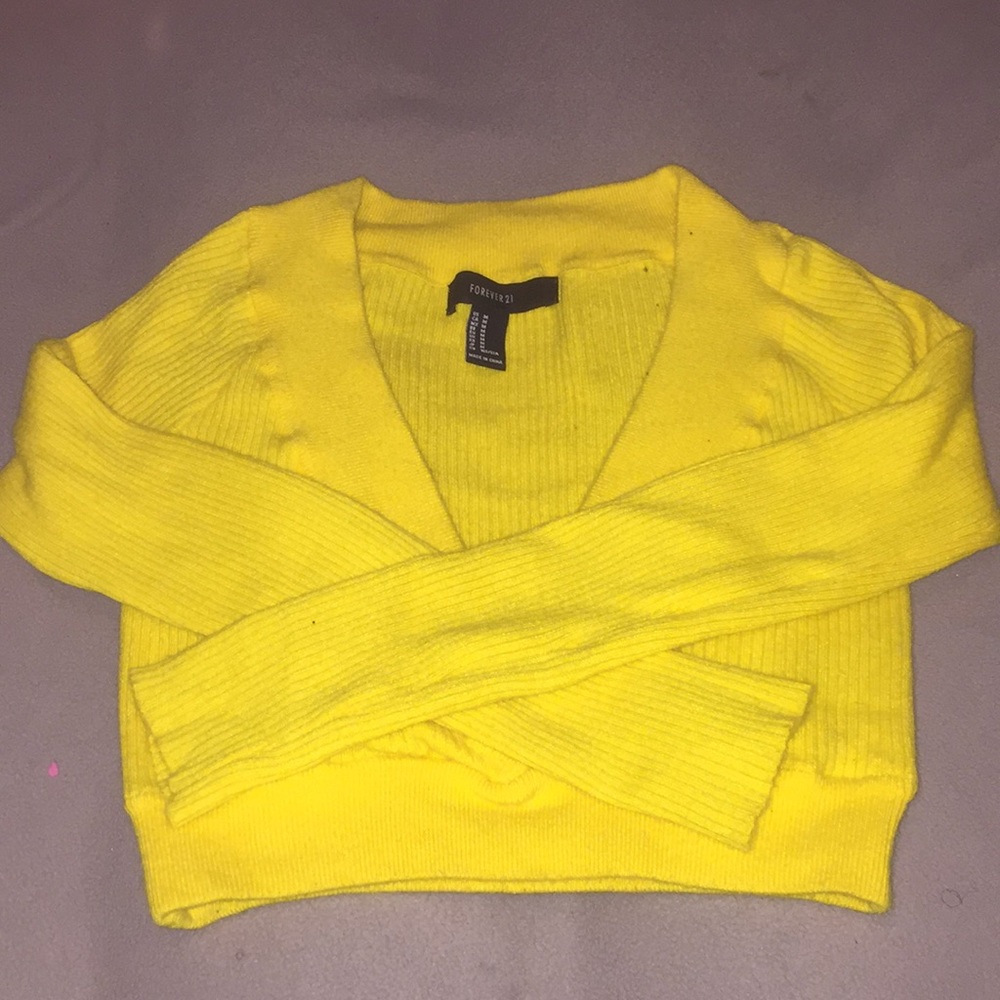 Sweater Crop top